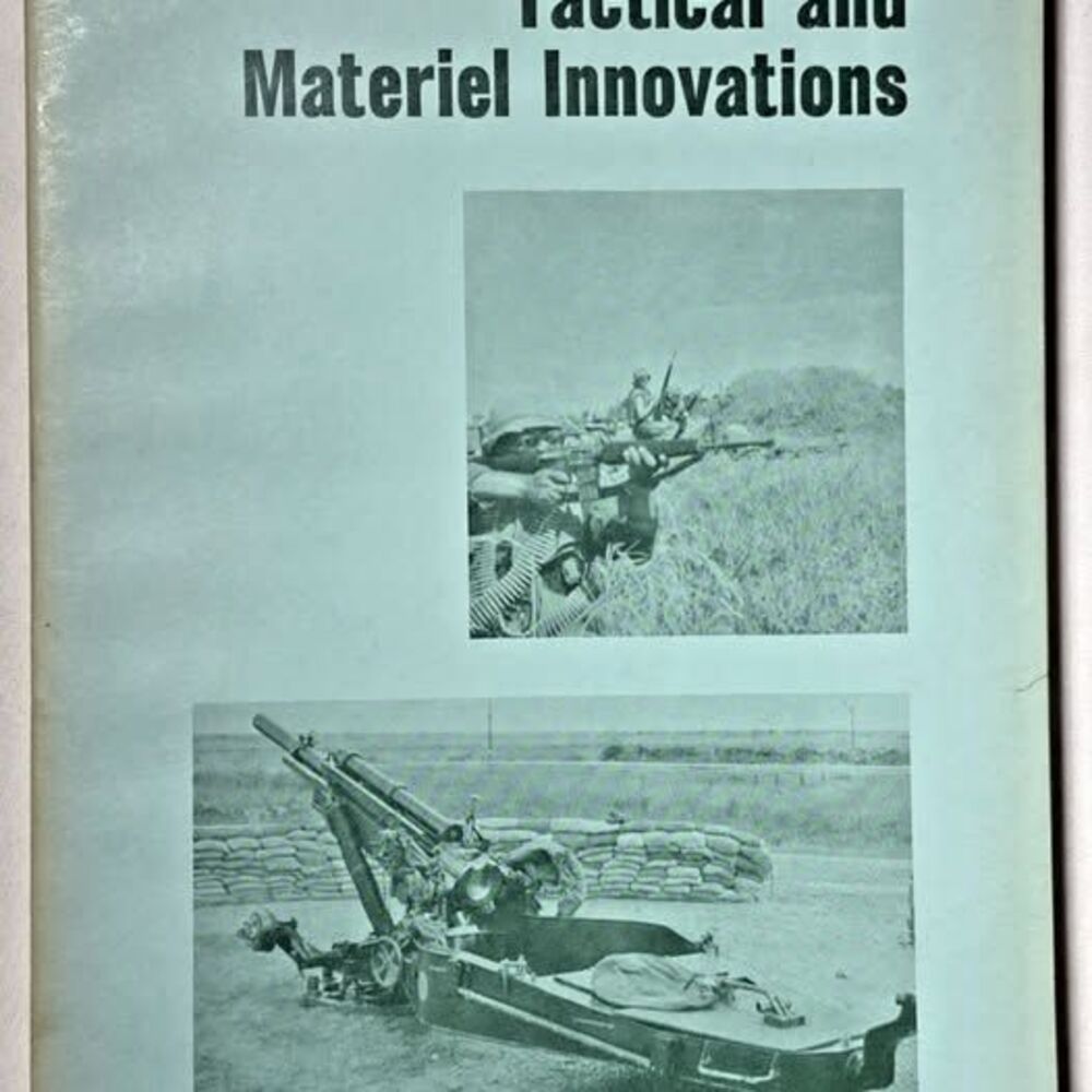 1972 Vietnam Studies Tactical And Material Innovations Department Of Army Hay